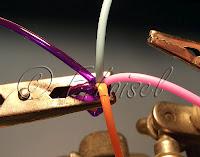 Scoubidou à 4 fils carré