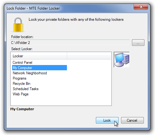 Lock Folder - MTE Folder Locker