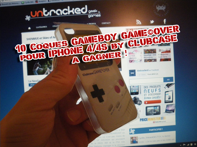 [Concours] 10 Coques GAMEBOY GAME©OVER pour IPHONE 4/4S by CLUBCASE - Votre smartphone en mode 8bits !
