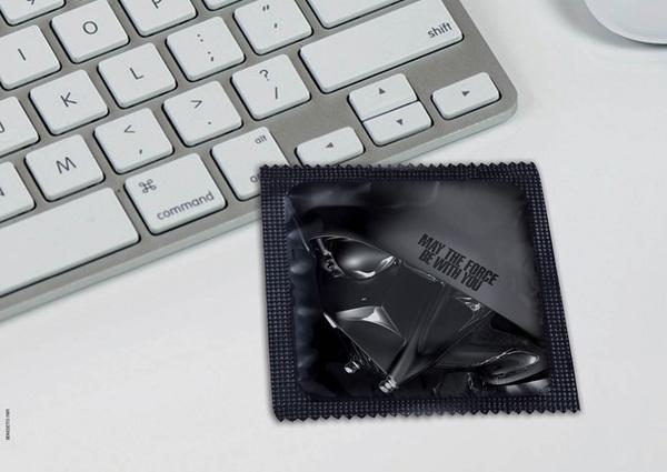 Star Wars Dark vador préservatif Concept : Star Wars, les préservatifs