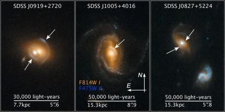 Lentilles gravitationnelles crées par des quasars