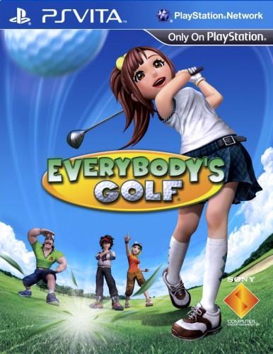 everybody's golf,ps vita, jaquette