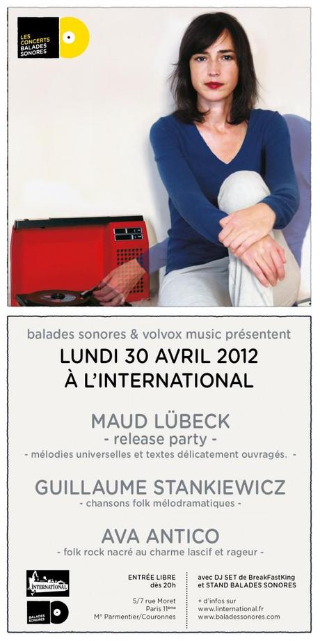Les Balades Sonores en concert et en showcase – Avril 2012