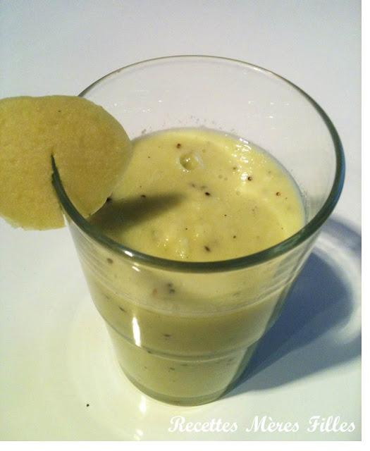 La recette Kiwi : Smoothie Pomme Kiwi Miel