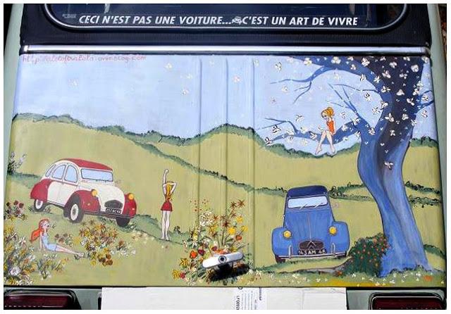 Marlène et sa deuch