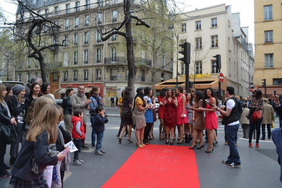 Le street show de la marque Lallou animé par Camil Kanouni avec l'ESCGI à Paris