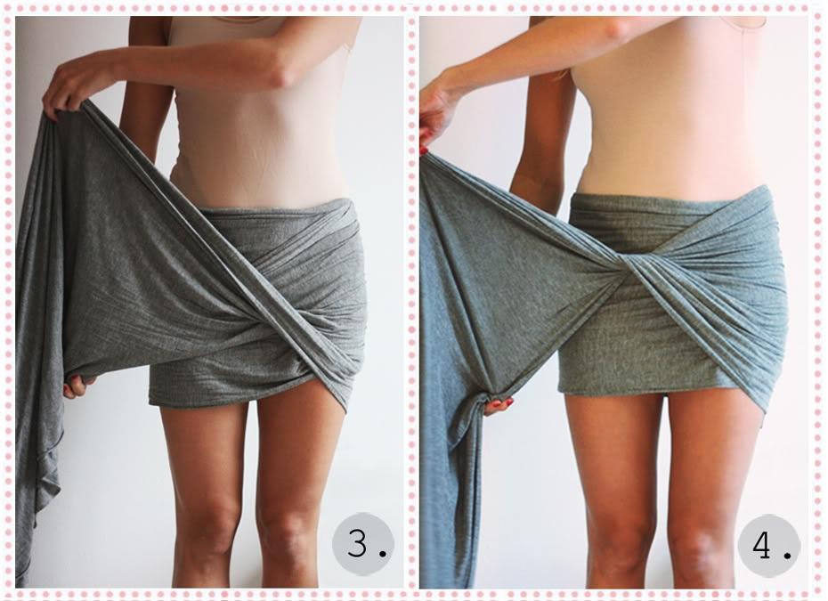 DIY : une jupe drapée avec...