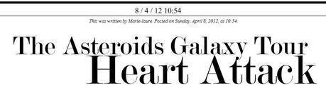 The Asteroids Galaxy Tour :: Heart Attack