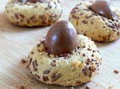 What with leftovers Easter Chocolates White Chocolate Kinder Schoko Bons Thumbprint cookies Comment utiliser chocolats Pâques Biscuits Empreintes Chocolat Blanc