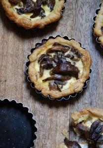 Tartelettes aux champignons et ricotta