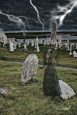 Fantome perdu au cimetiere