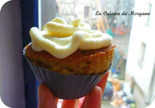 Cupcakes aux Lions et leur glacage ricotta/chocolat blanc
