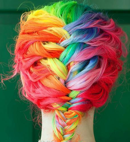 Chalk your hair Chalk your hair