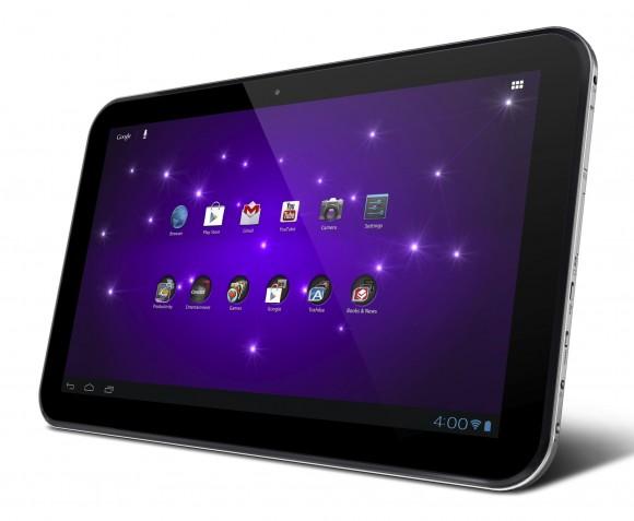 Toshiba Excite13 AT335 580x477 Toshiba annonce ses tablettes Excite 10, Excite 13 et Excite 7.7