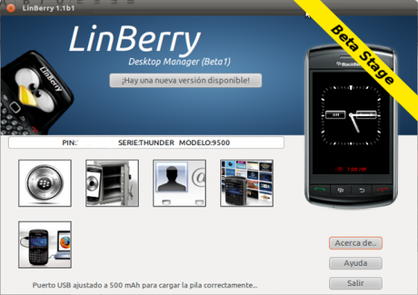 linberrybeta 560x396 Ubuntu   Gérer votre blackberry avec LinBerry