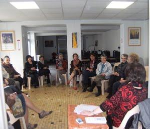 Partage intensif du public pour la séance d'E.F.T