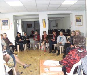 Partage intensif du public pour la séance d'E.F.T