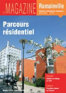 Magazine de Romainville (avril 2012) : intéressant dossier « Logement »…