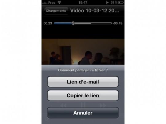 partager video via un e mail 540x405 Comment partager de longues vidéos sur son iPhone