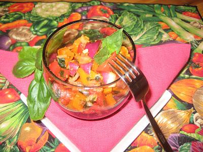Salade de poivrons grillés à la marocaine