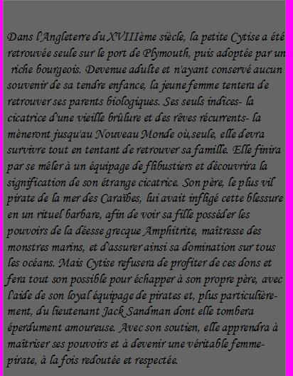 Cytise , femme-pirate