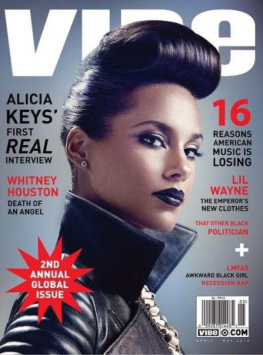 Alicia Keys dans le nouveau numéro de VIBE