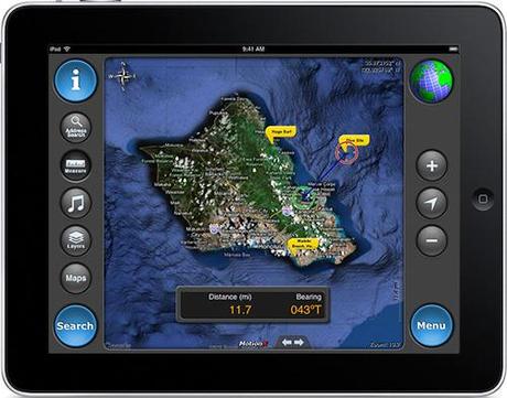 MotionX GPS MotionX GPS HD : cartes topographiques multi sports pour iPad et iPhone