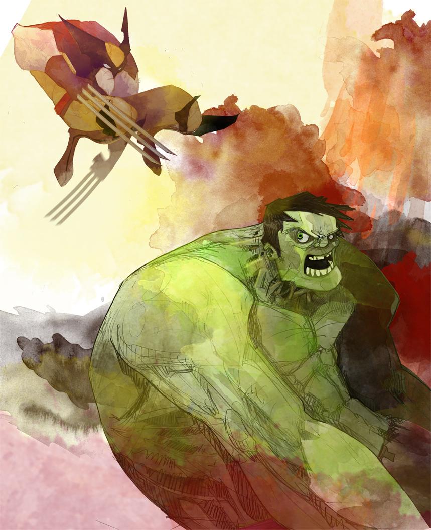 Dennis-Menheere-Hulk-vs-Wolverine