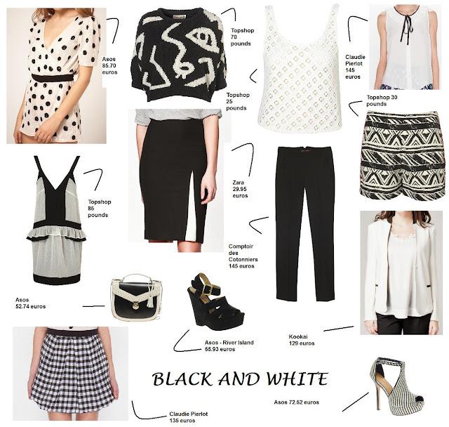 SHOPPING LIST: IN BLACK AND WHITE