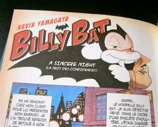 Mes derniers achats : Billy Bat tomes 1 & 2