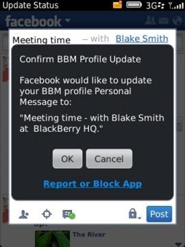 bbm connected apps Facebook BlackBerry Messenger va intégrer Twitter et Facebook