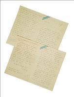 Lettres manuscrites et carnet de route d’Antoine de Saint-Exupery en vente chez CHRISTIE'S Paris