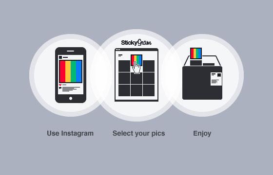StickyGram : vos photos Instagram en magnets !