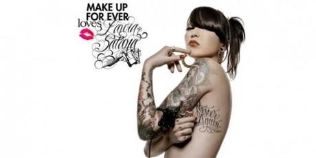 La tatoueuse Laura Satana va tatouer pour Make Up For Ever