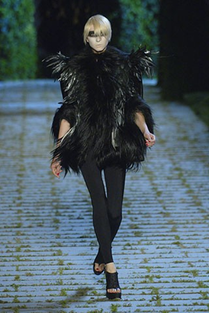 Manteau Dior Plumes de Coq