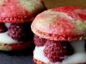 Macarons framboise-pistache