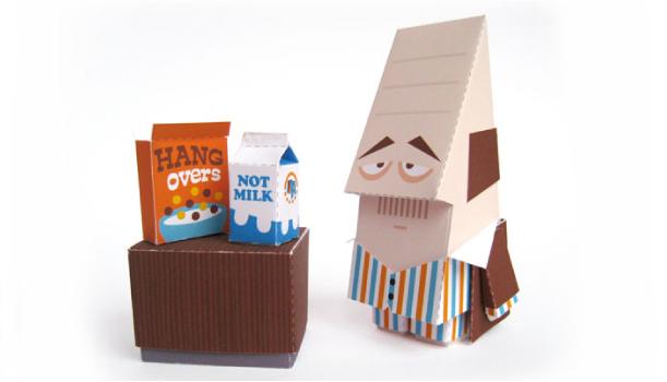 Blog_Paper_Toy_papertoy_Brekkie_Marshall_Alexander_pic Trop tôt pour le ptit dej’ de M. Alexander