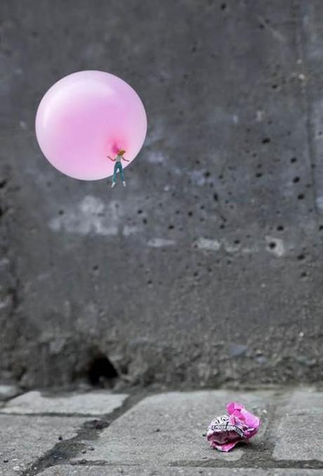 Slinkachu : Little People Street Art