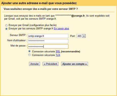 Envoyer & recevoir des Emails de son compte Orange sur son Android sans souscrire l’option Mail à 6 Euros
