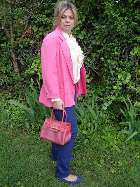Vintage Blouse and Pink Jacket !