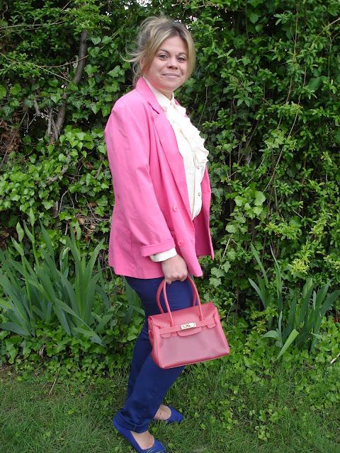 Vintage Blouse and Pink Jacket !