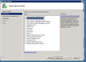 Installation d’un Active Directory sous Windows Server 2008 R2