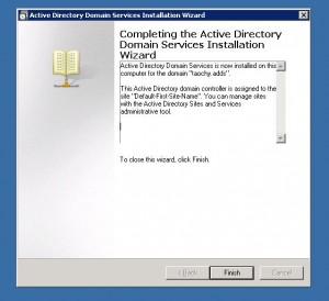 Installation d’un Active Directory sous Windows Server 2008 R2