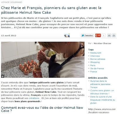 Chez Marie et François, pionniers du sans gluten avec la pâtisserie Helmut New Cake