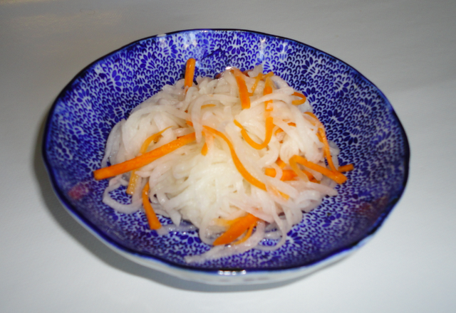 Légumes marinés - Kohaku Namasu 紅白なます