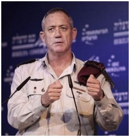 chef d'état-major israélien Benny GANTZ 