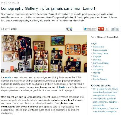 Lomography Gallery : plus jamais sans mon Lomo !