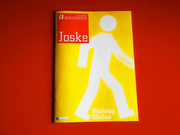 Un de mes dessins est à colorier dans le mensuel belge Jo...