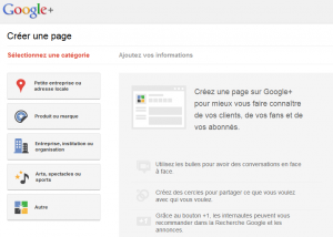 Créer un Page Google Plus