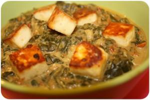 Palak Paneer {fromage indien home made inside}